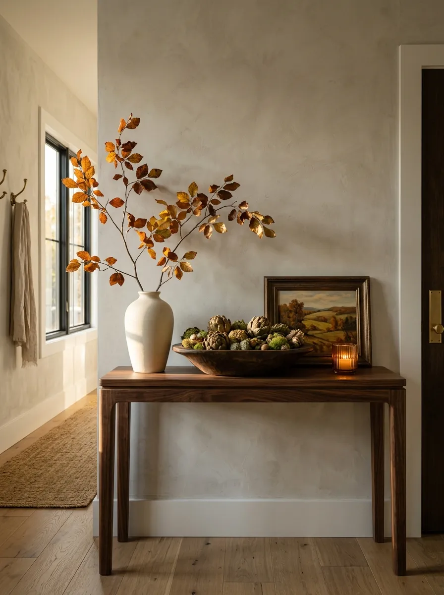 Turn an Empty Console Into a Fall Transition Moment
