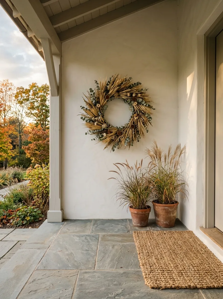 Turn an Empty Porch Wall Into a Simple Seasonal Moment
