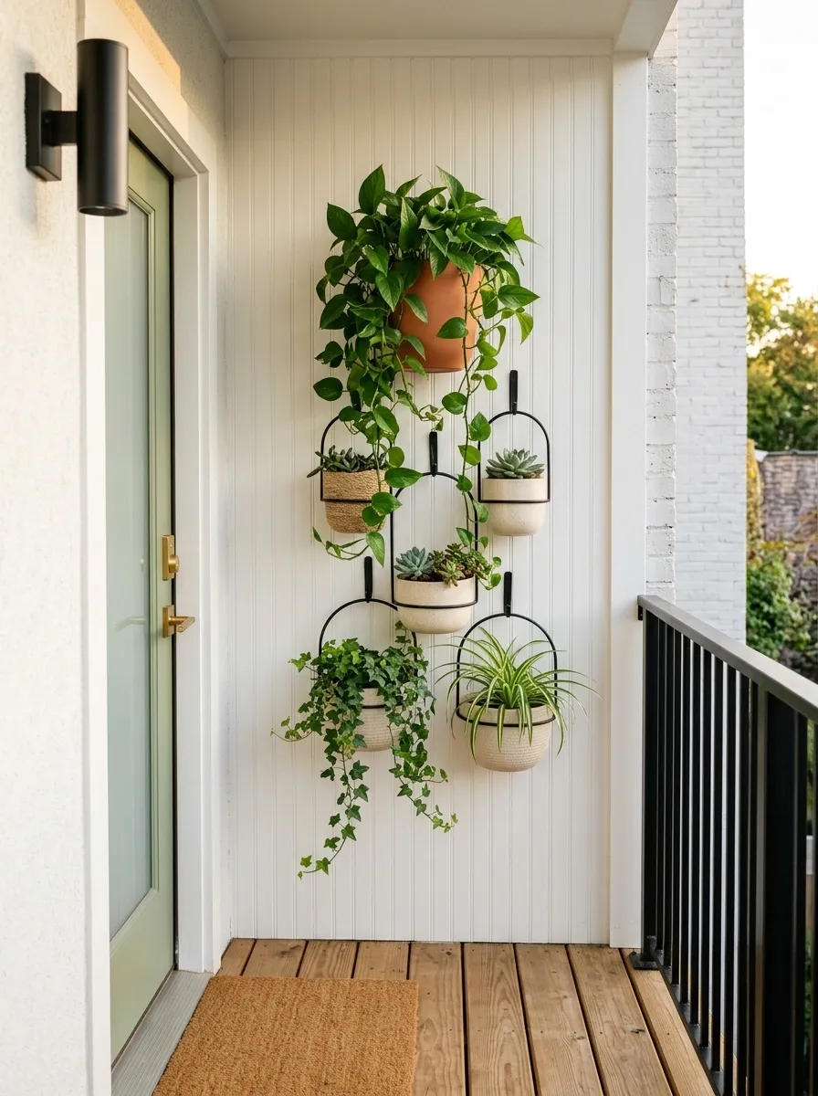 Turn an Empty Wall Into a Vertical Plant Display