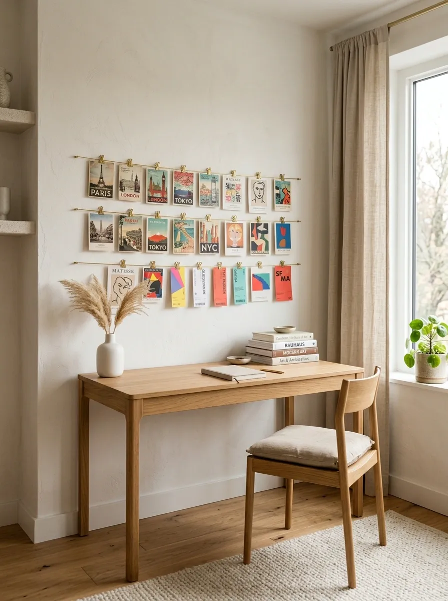 Turn postcards into a clean rotating display