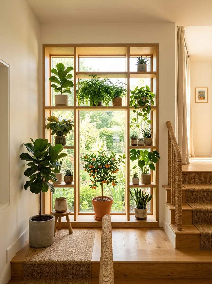 Turn The Landing Window Into A Sun Trap For Plants