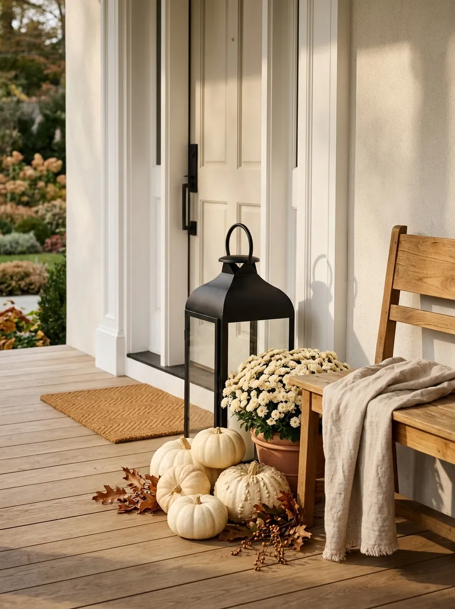 Use a Black Lantern for a Stronger Contrast