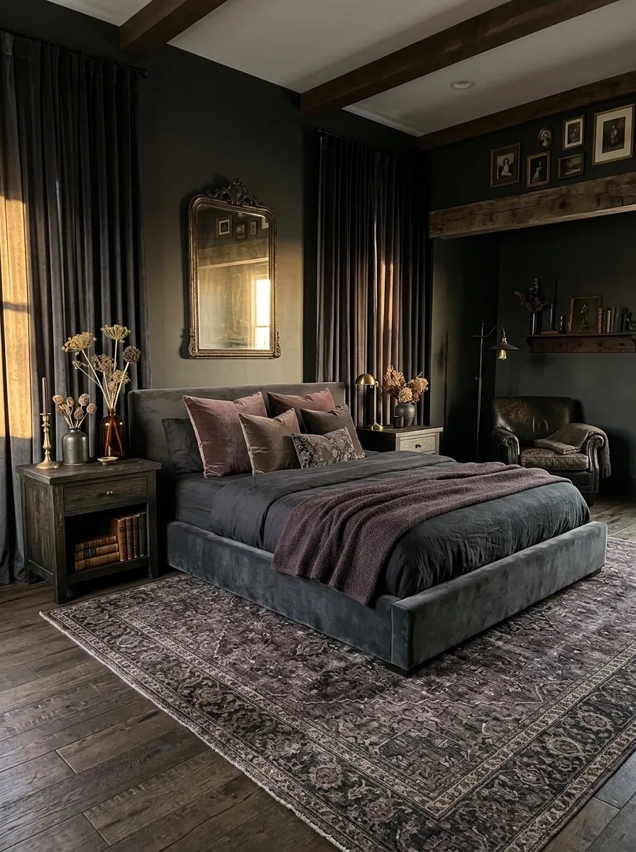 Use a Deep-Rimmed Rug to Ground the Room