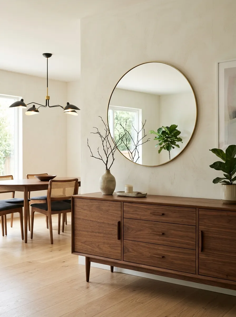 Use a Large Mirror Carefully Instead of Filling the Walls