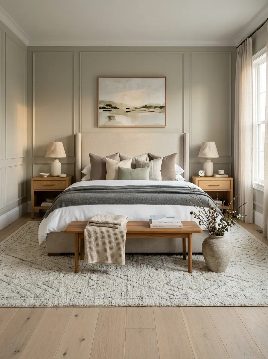 Use a Large Rug to Tie Both Sides of the Room Together