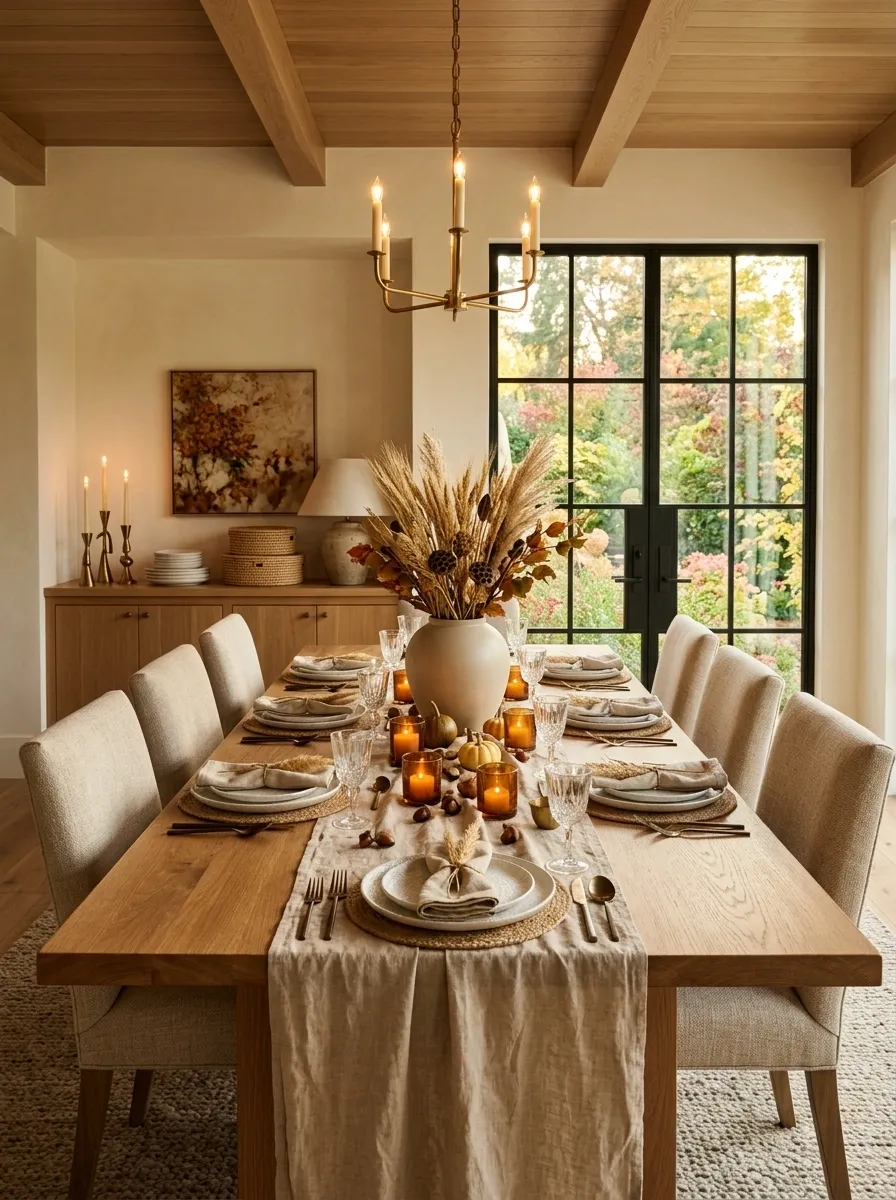 Use a Long Runner to Stretch Autumn Style Across the Table