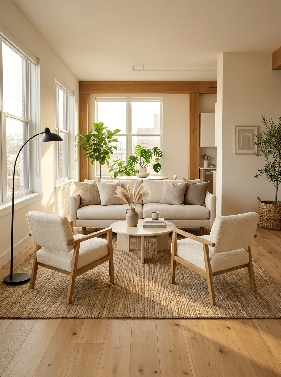 Use a Rug to Fake a Room