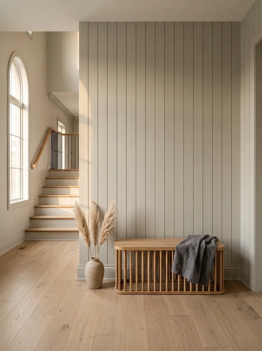 Use a Small Bench to Turn the Landing Into a Useful Pause Point