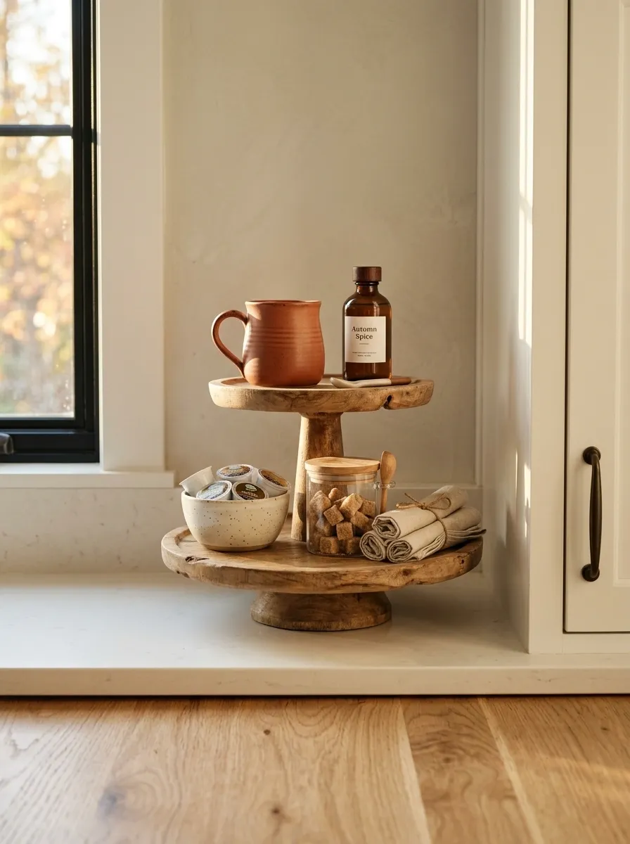 Use a Tiered Stand When You Don't Have Much Horizontal Space