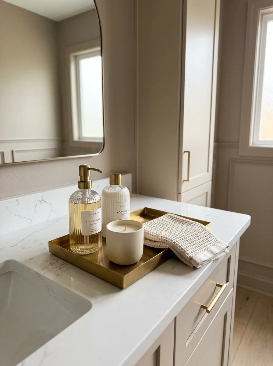 Use a Tray to Keep Small Guest Essentials Under Control