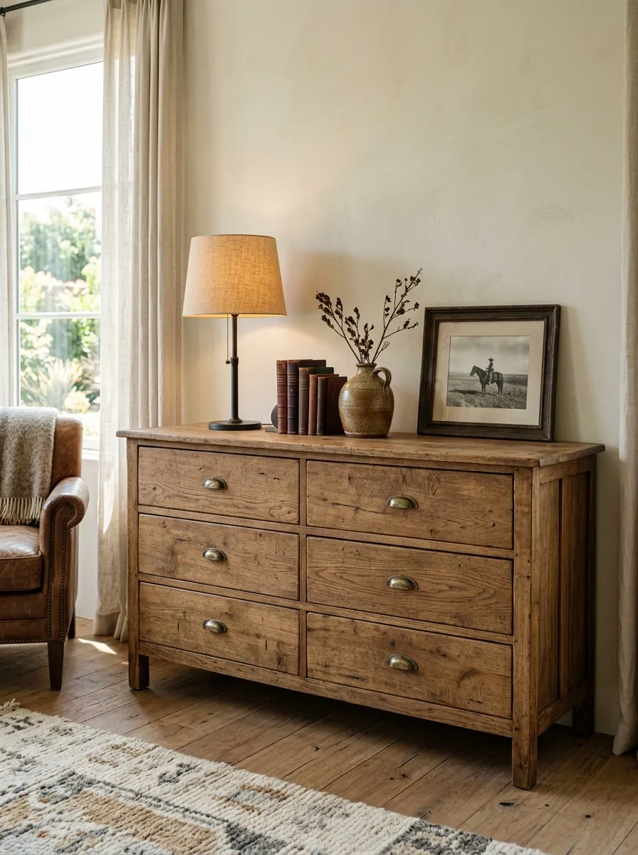 Use an Old Dresser or Console as a Statement Piece