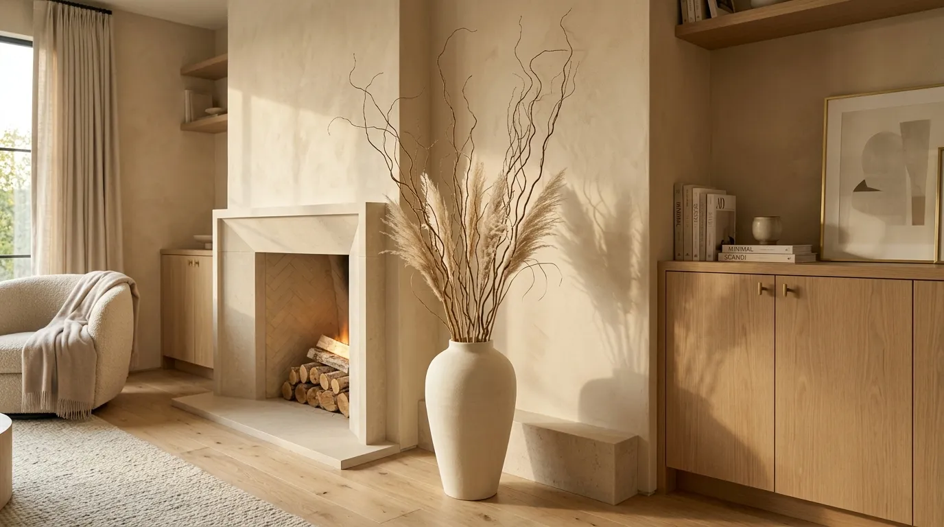 Use an Oversized Dried Branch Arrangement