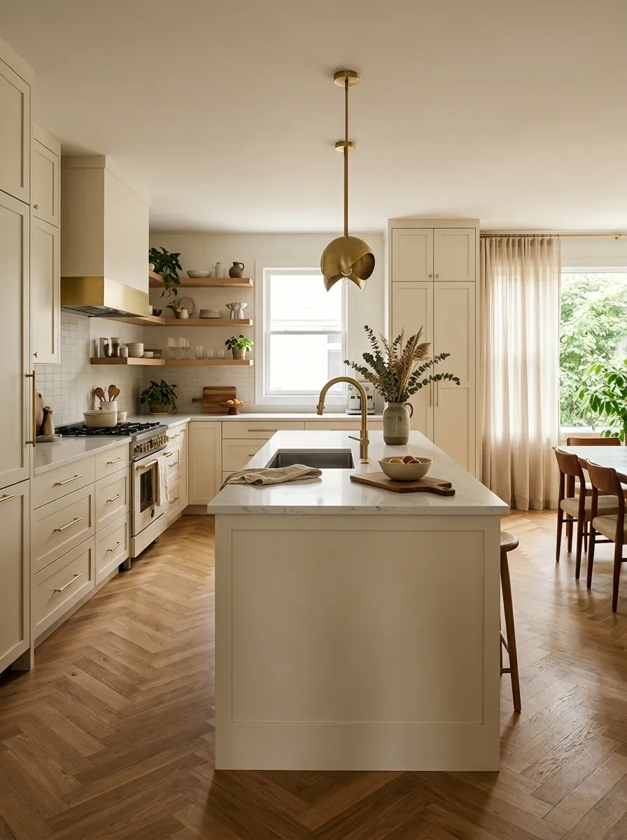 Use Brass Hardware for a Softer Retro Finish