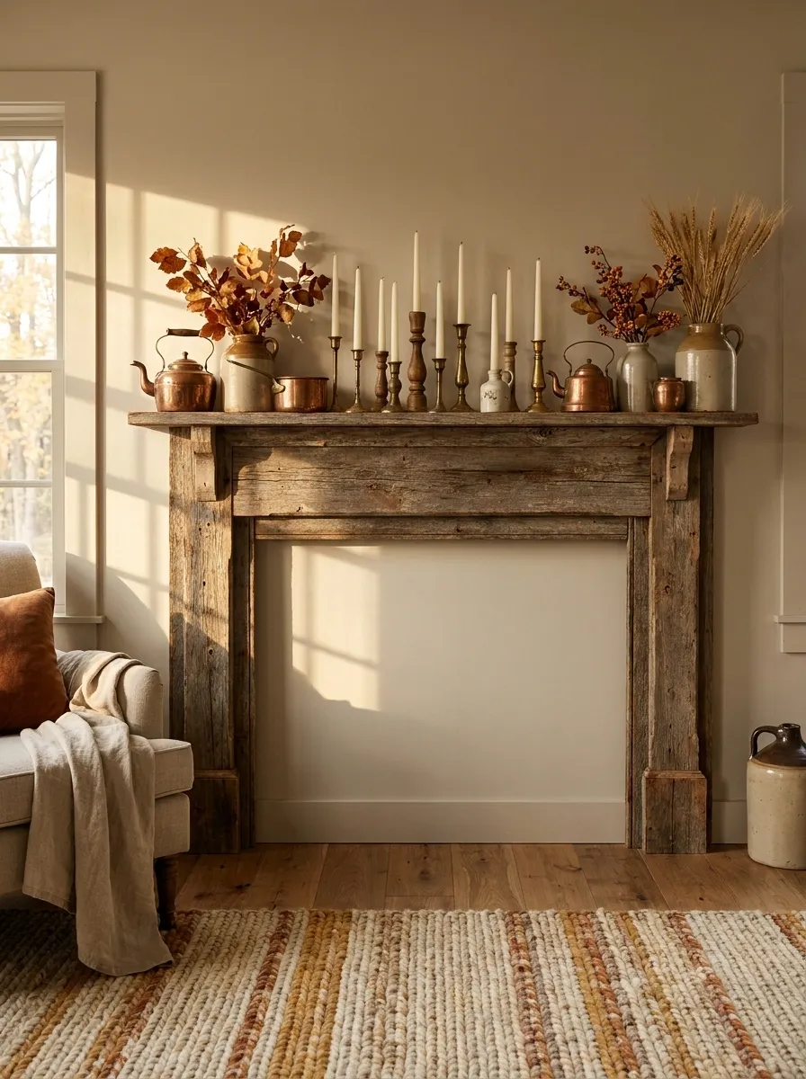 Use Candles in Different Heights to Make Old Pieces Look Intentional
