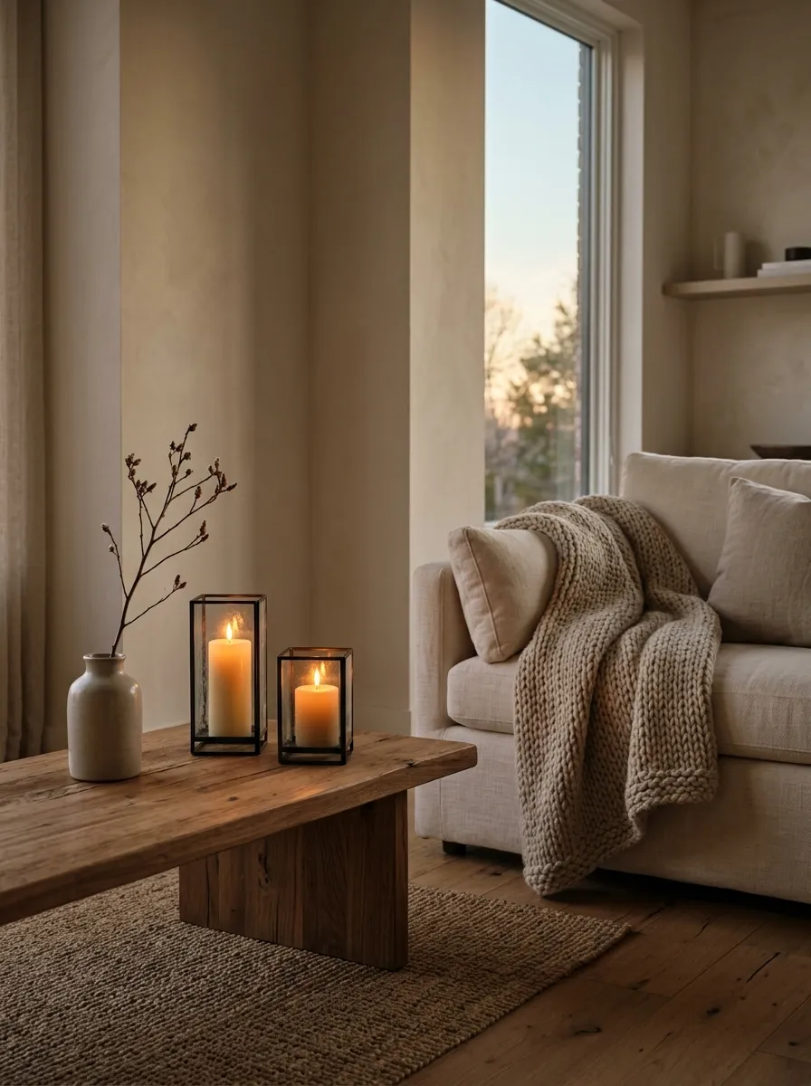 Use Candles to Change the Evening Mood Without Adding Clutter