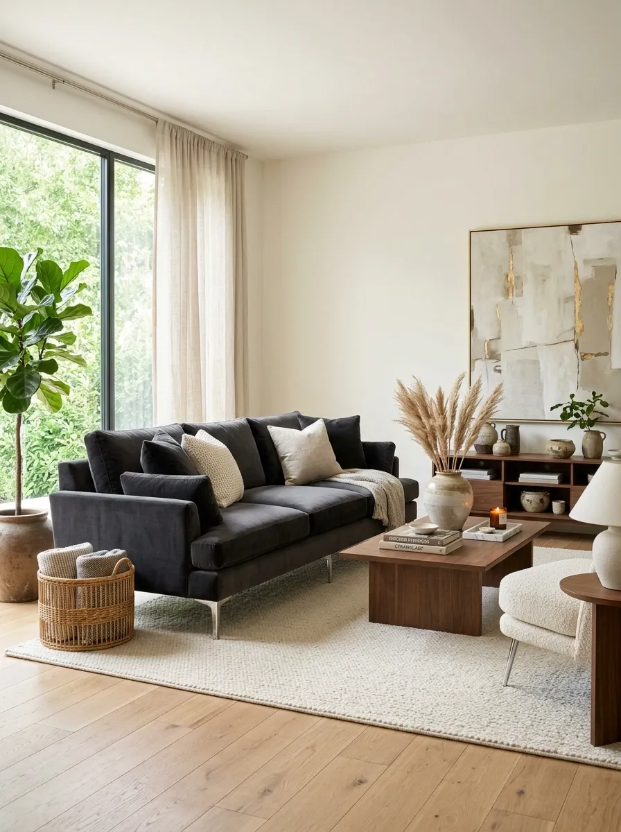 Use Chrome Legs to Make Heavy Furniture Look Lighter