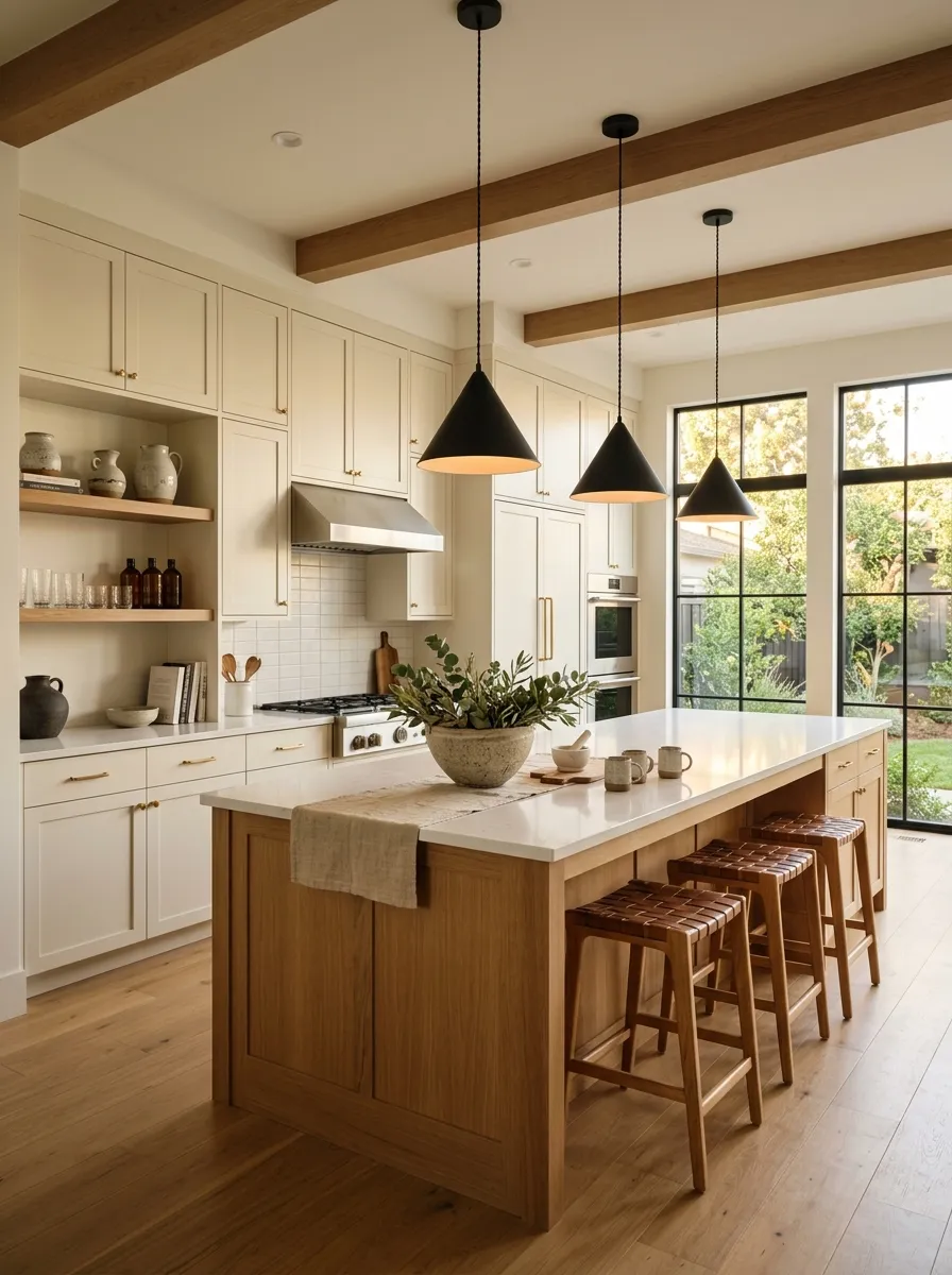 Use Globe or Cone Lighting to Anchor the Room