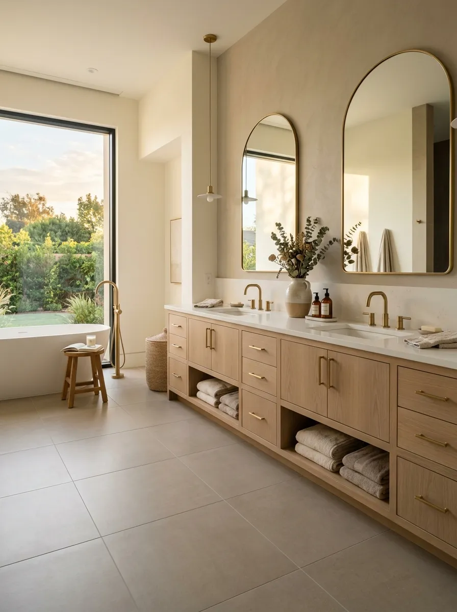 Use Large Format Tiles on Floors