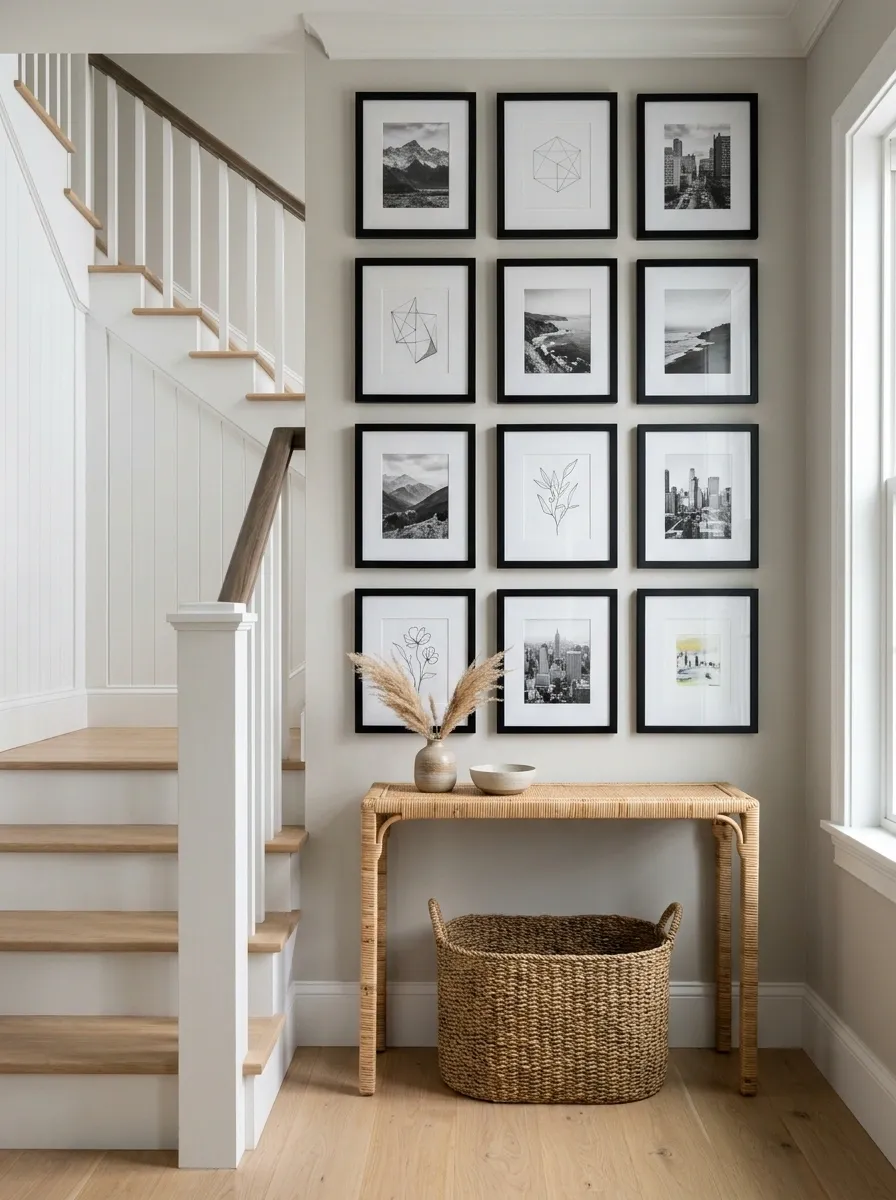 Use Matching Frames to Make a Narrow Landing Feel Calmer