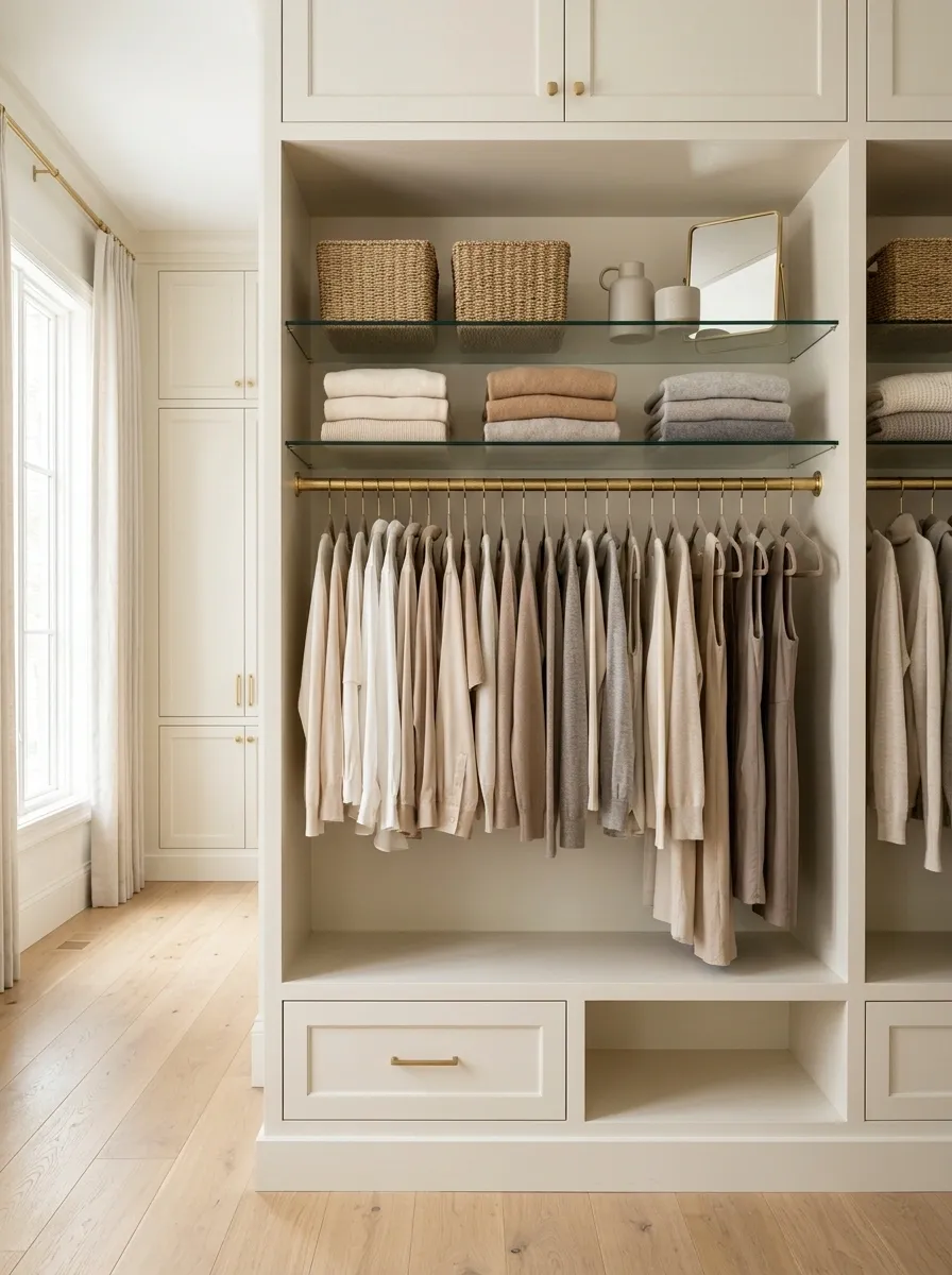 Use Matching Hangers to Make Closets Look Custom