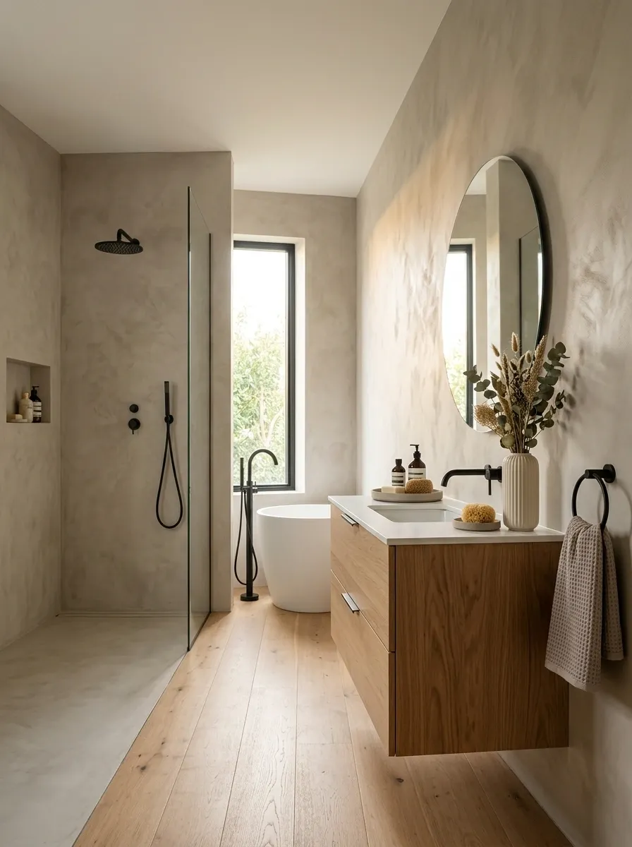 Use Microcement-Look Surfaces for a Seamless Finish