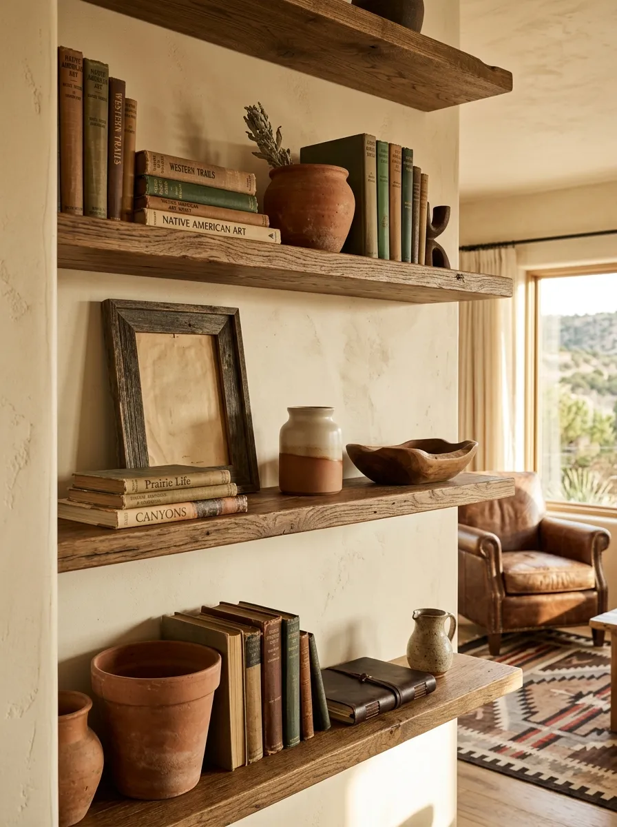 Use Old Books and Objects to Build a Collected Shelf