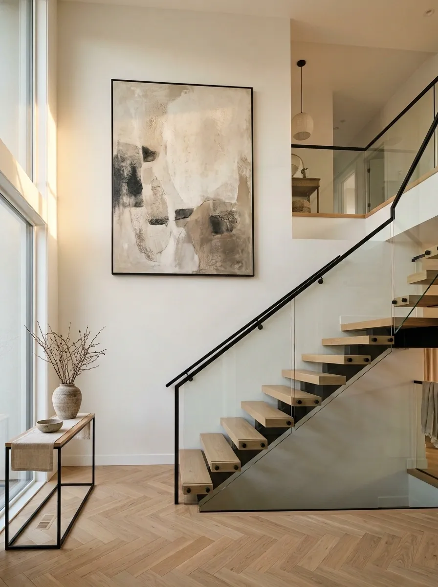 Use One Large Piece of Artwork Instead of Many Tiny Frames
