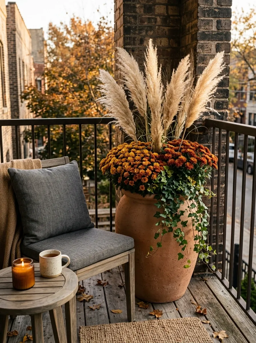 Use One Oversized Planter Instead of Several Tiny Pots
