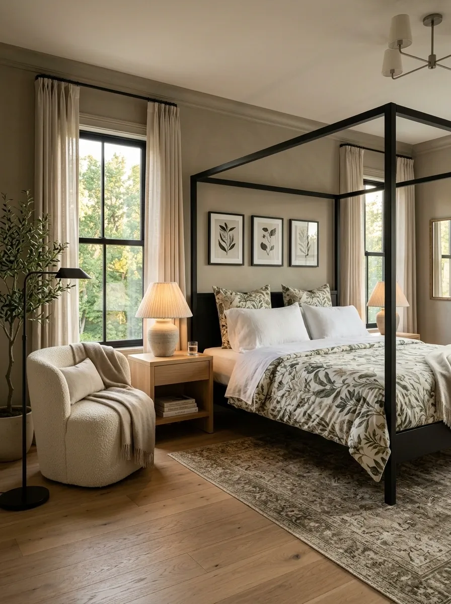 Use Pattern on the Bed Only When the Frame Is Simple
