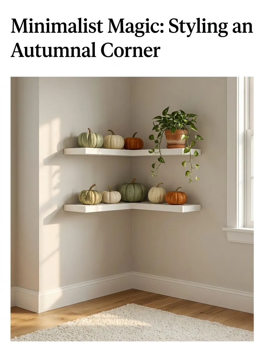 Use Removable Corner Shelves for Gourds