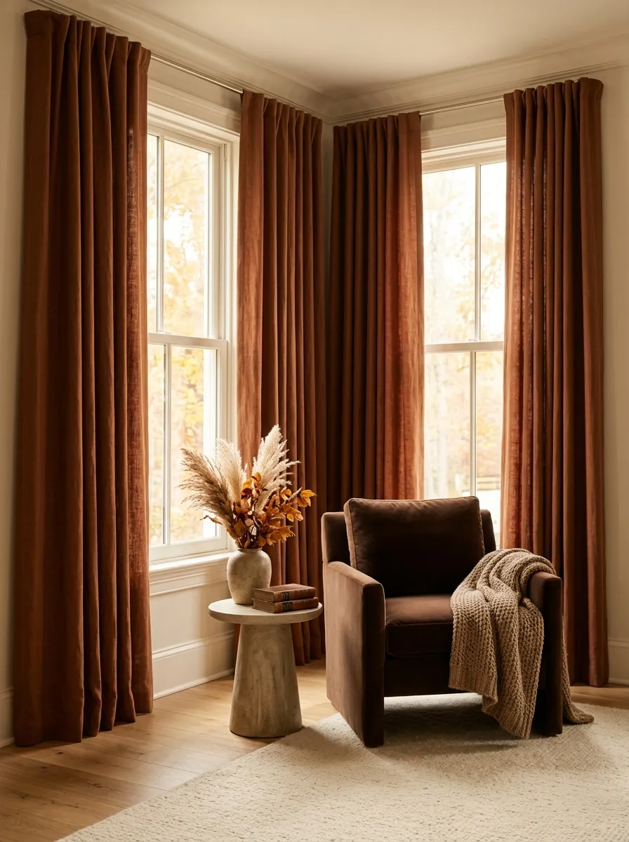 Use Tension Rods for No-Drill Curtain Warmth