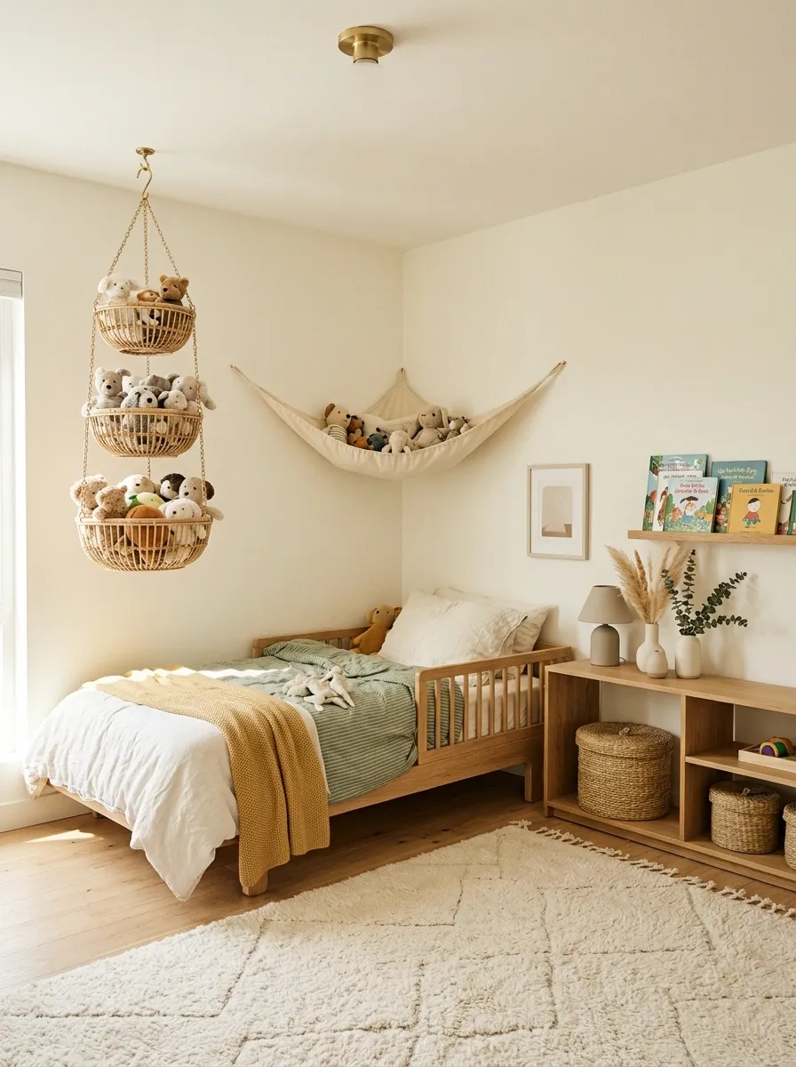 Use Vertical Storage for Stuffed Animals
