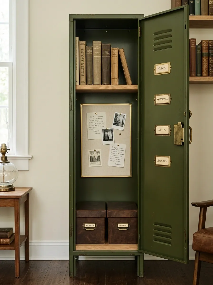 Vintage Library Locker
