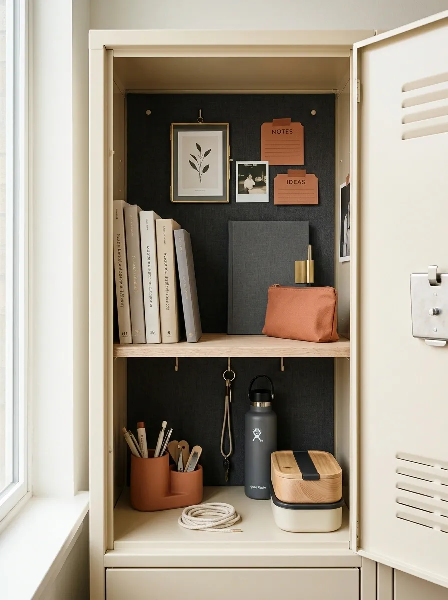 Warm Terracotta Study Locker