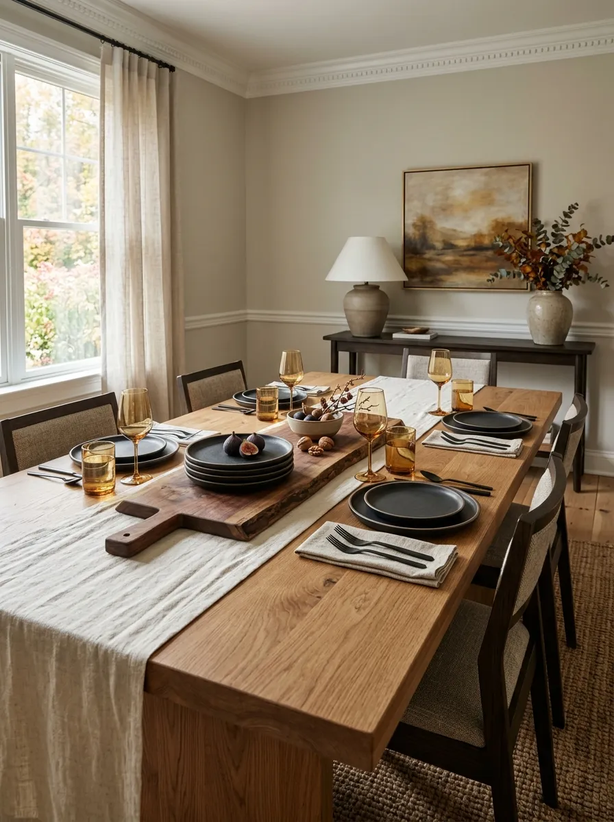 Warm Up the Dining Table Without Using Fall-Themed Decor