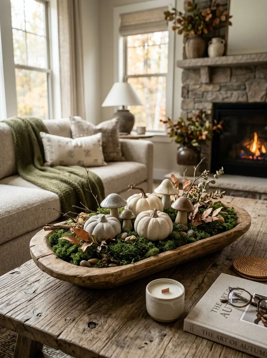 Woodland Neutrals With Moss and Stone