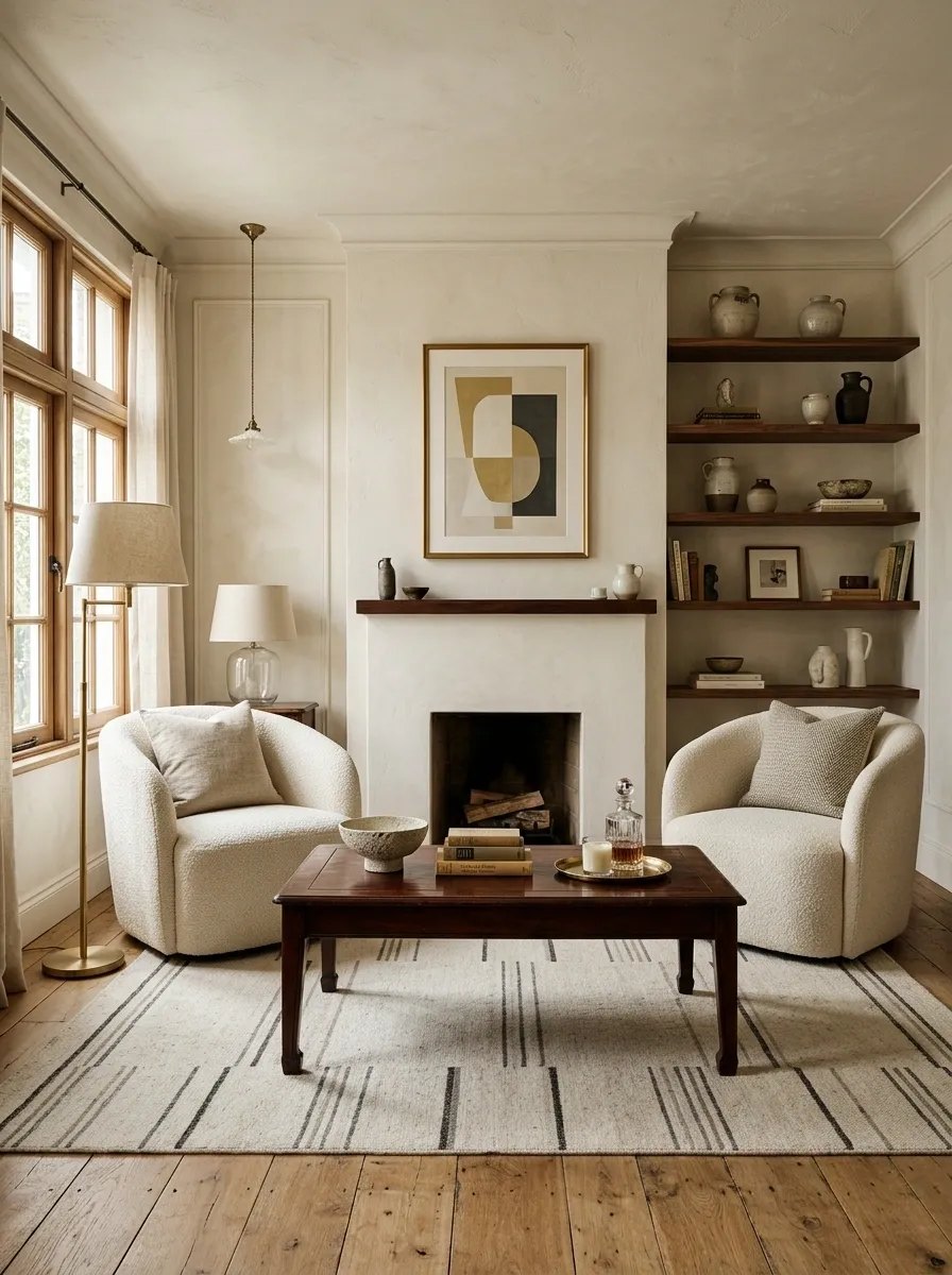 1920s-Inspired Apartment With Geometric Vintage Details