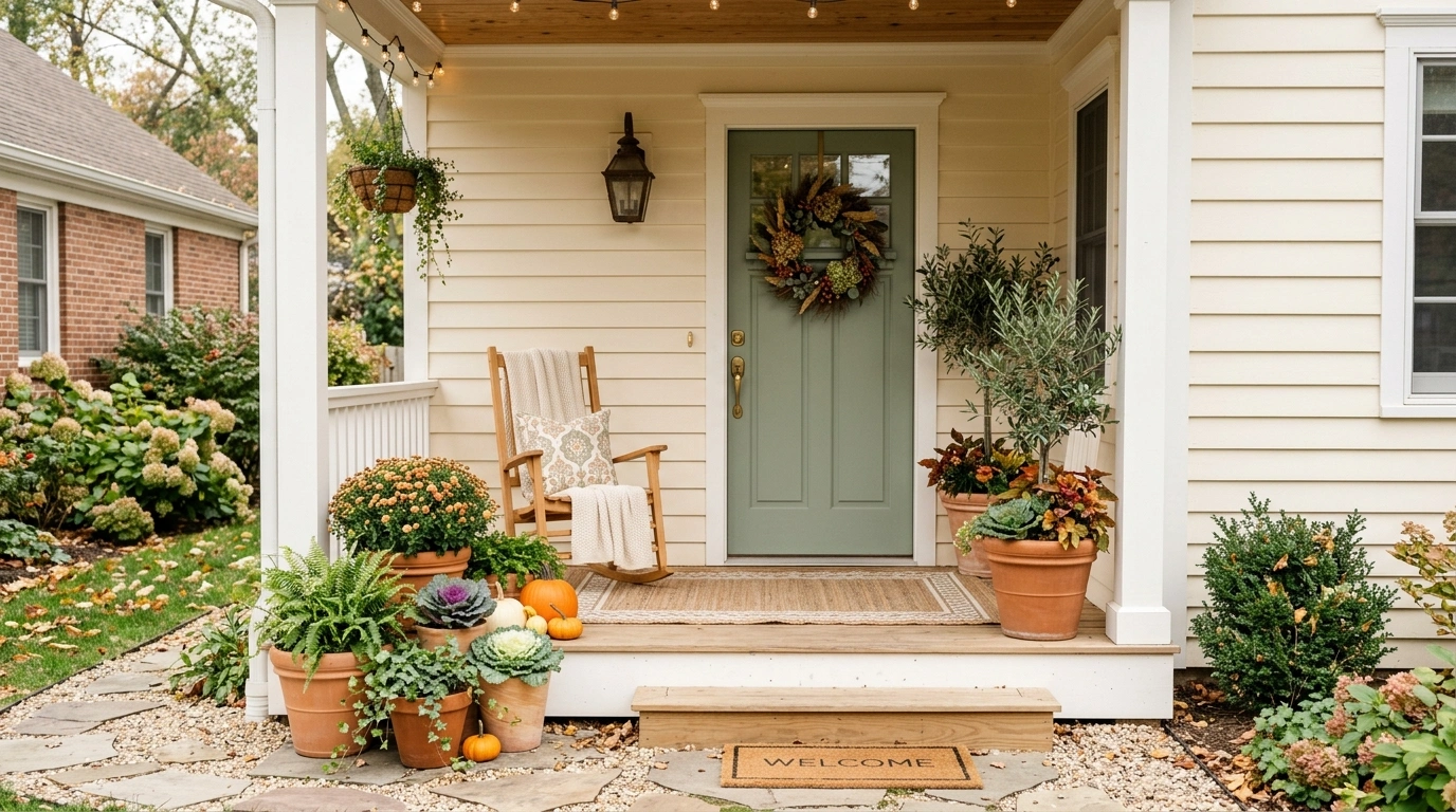 Small Porch Color Palette Ideas That Make a Tiny Entrance Look Beautiful