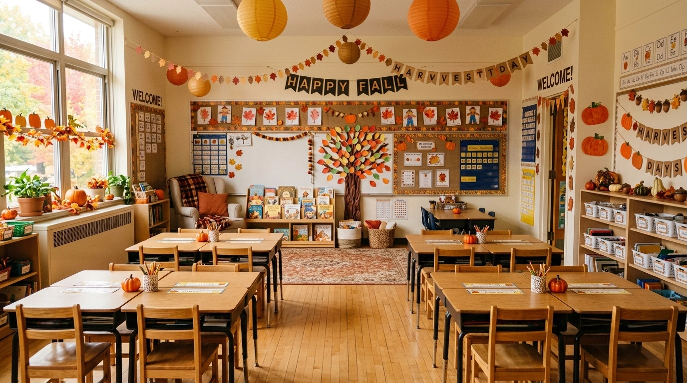 Classroom Decoration for Fall Ideas That Make a Classroom Feel Warm, Organized, and Ready for the Season