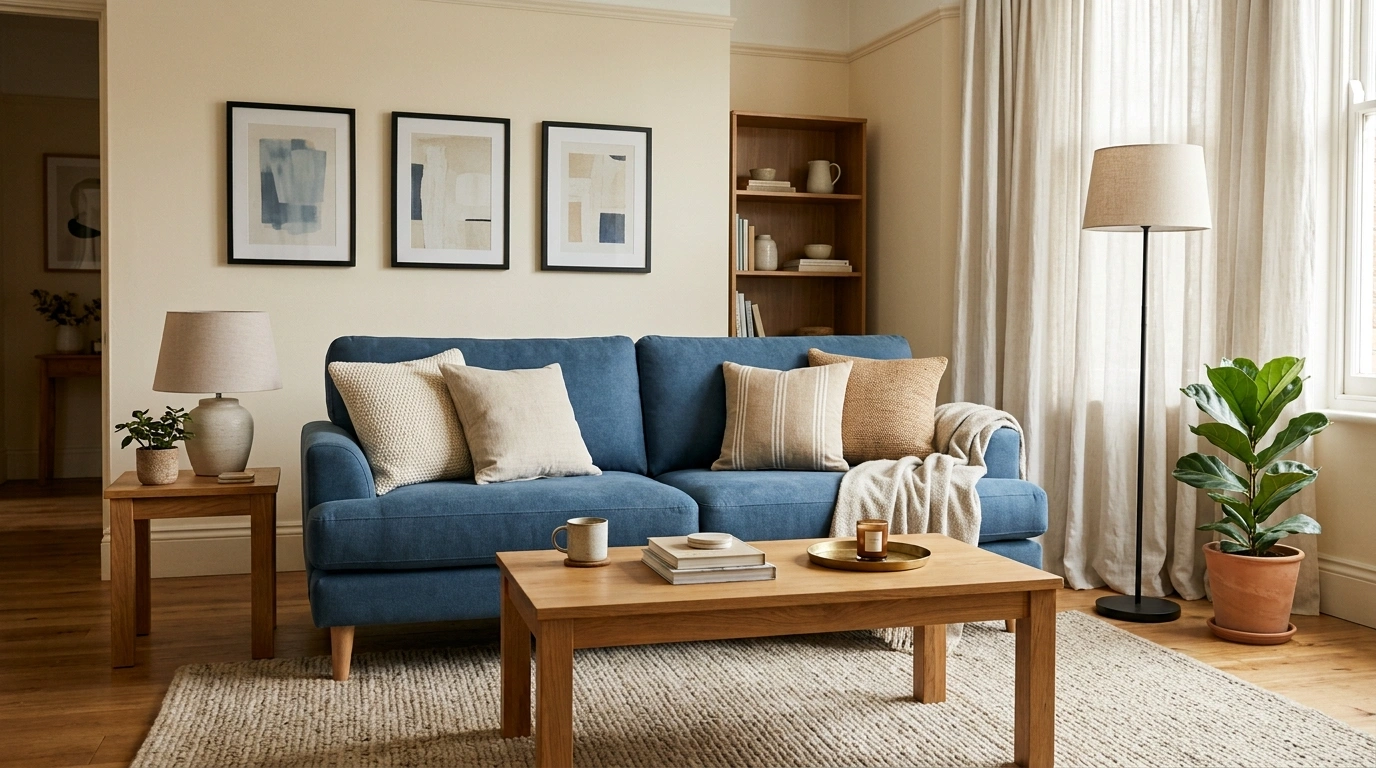 Blue Sofa Living Room Ideas That Don’t Feel Too Formal