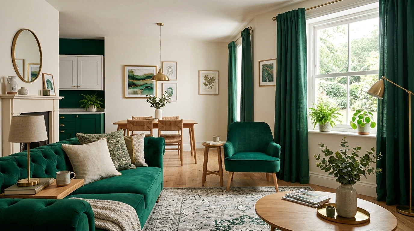 Emerald Green Home Decor Ideas That Look Rich Without Feeling Overdone
