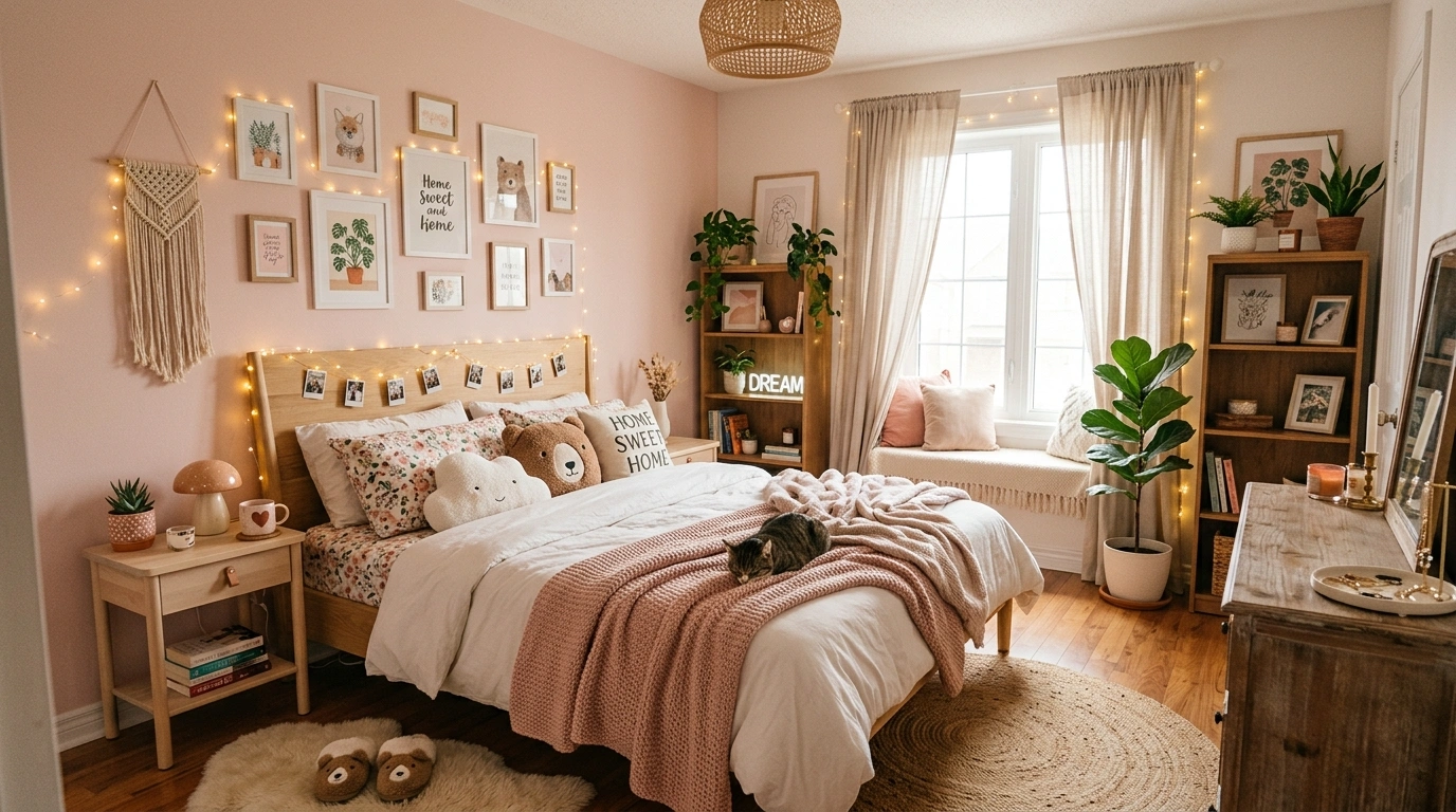 Cute Bedroom Ideas That Feel Playful, Personal, and Actually Put Together