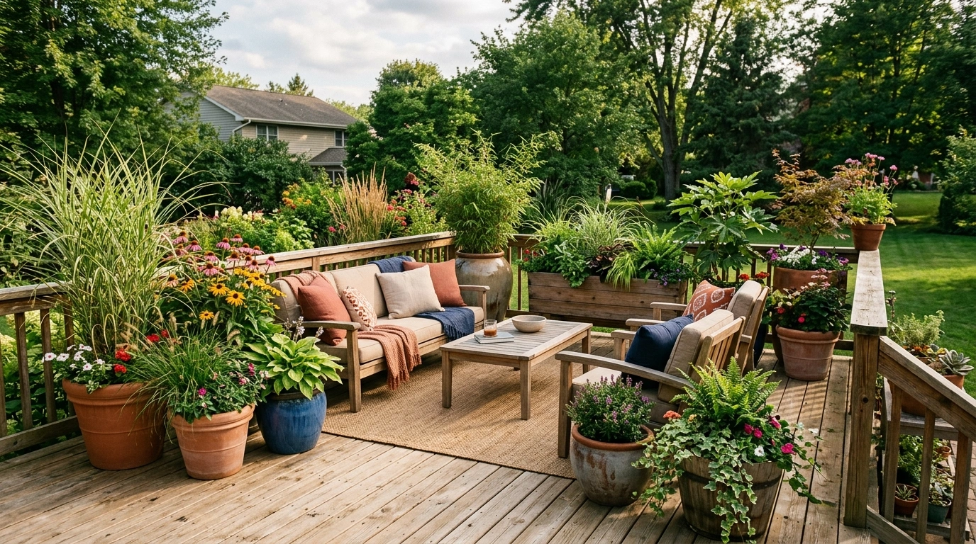 Deck Planter Ideas That Make the Whole Outdoor Space Look Finished