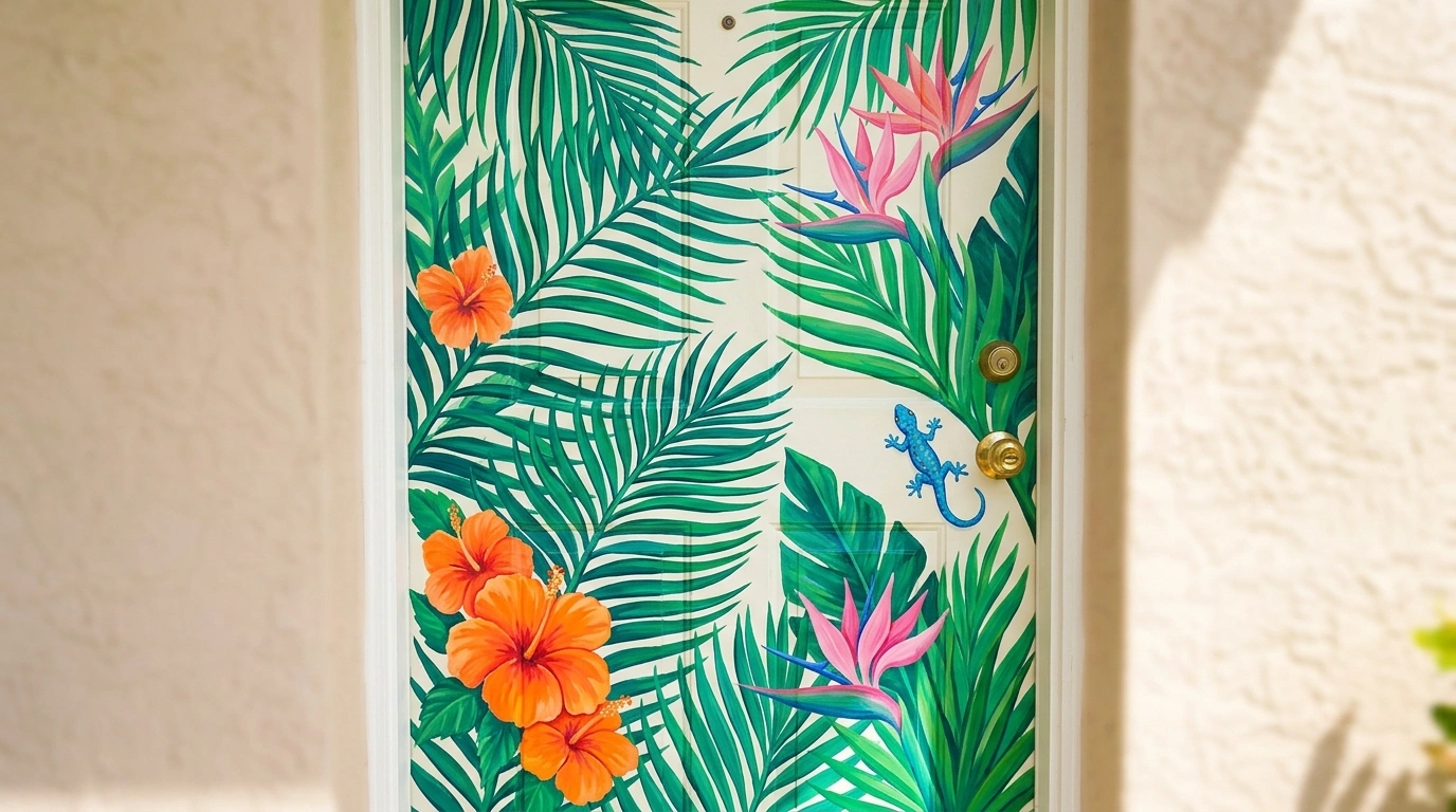 Door Mural Ideas That Turn an Ordinary Entrance Into a Work of Art