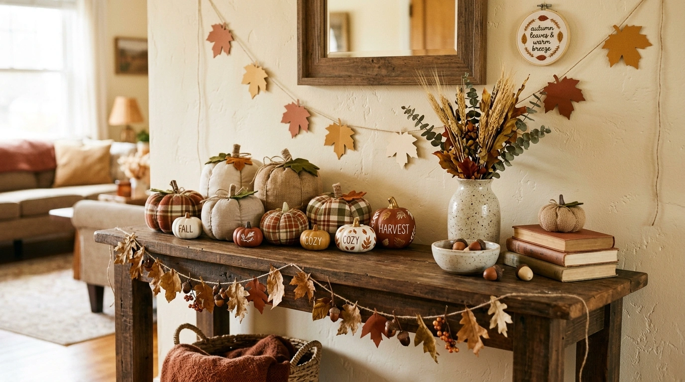 Homemade Fall Decorations That Look Like They Belong in a Beautifully Styled Home