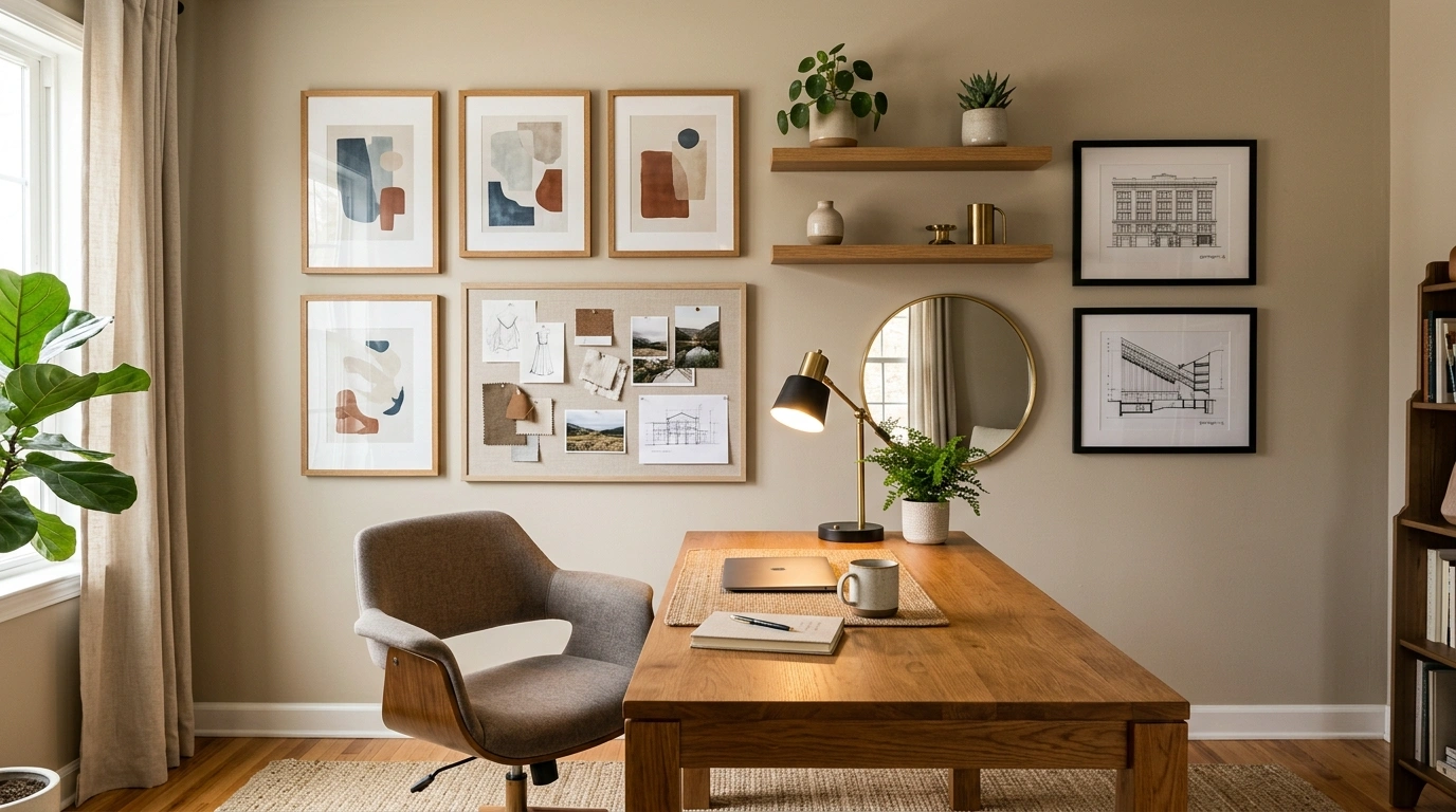 Office Wall Decor Ideas That Make Your Workspace Feel More Personal