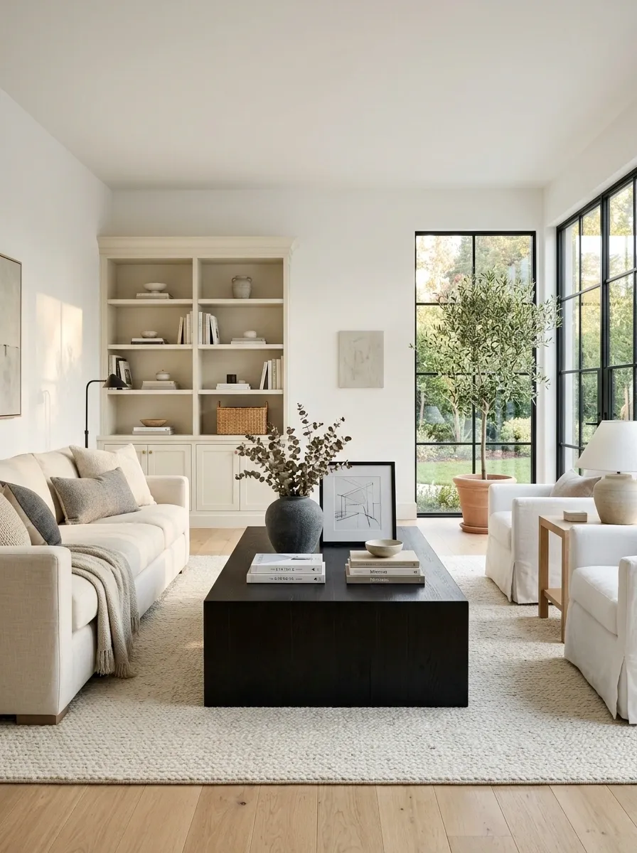Add a Darker Anchor to a Sea of Pale Furniture
