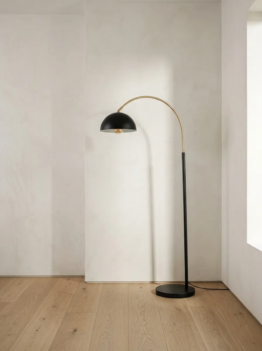 Add a Statement Floor Lamp and Let It Stand Alone