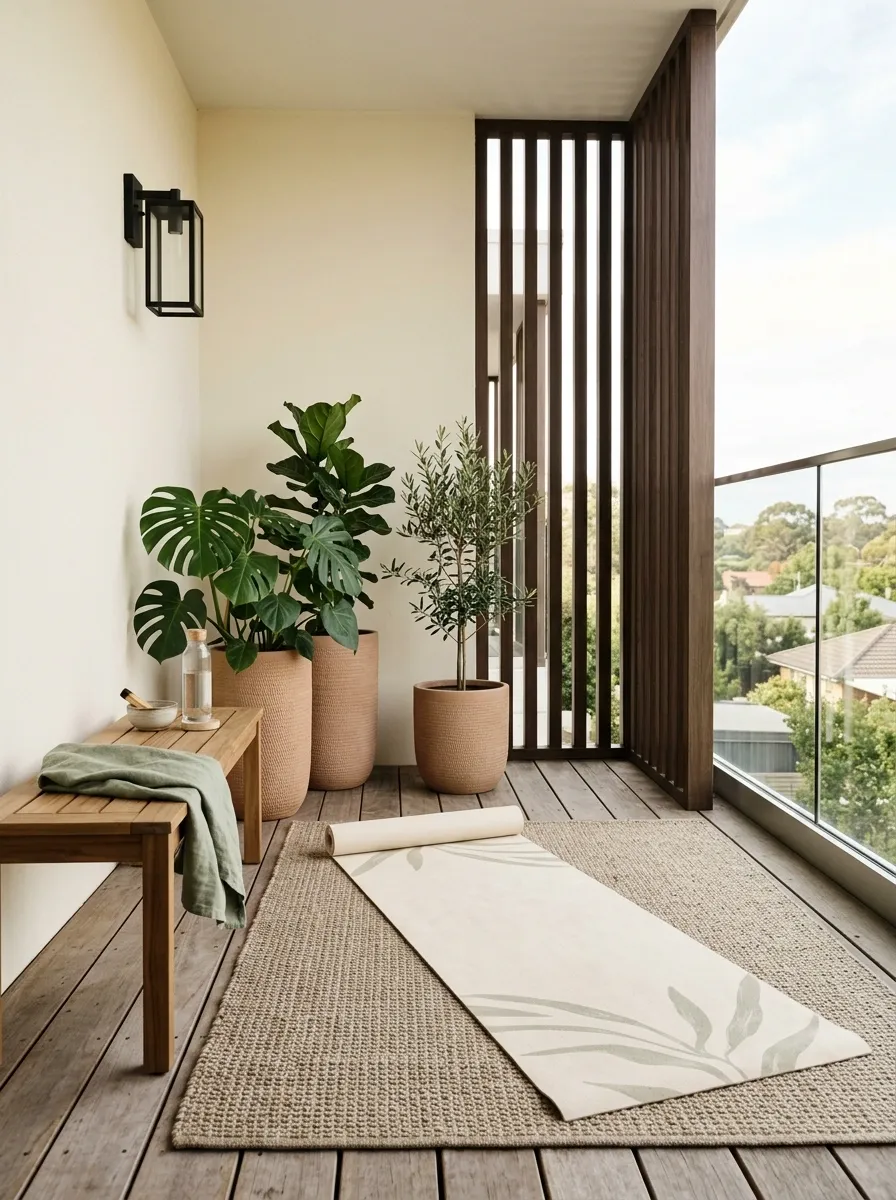 Balcony Yoga Corner