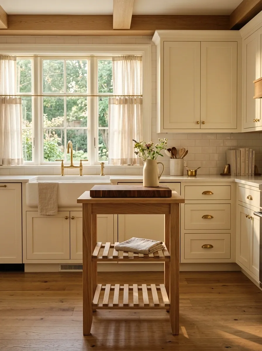 Basic Kitchen Cart Recast as a Design Feature